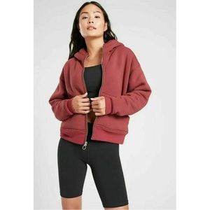 Athleta Cozy Sherpa Reversible Jacket